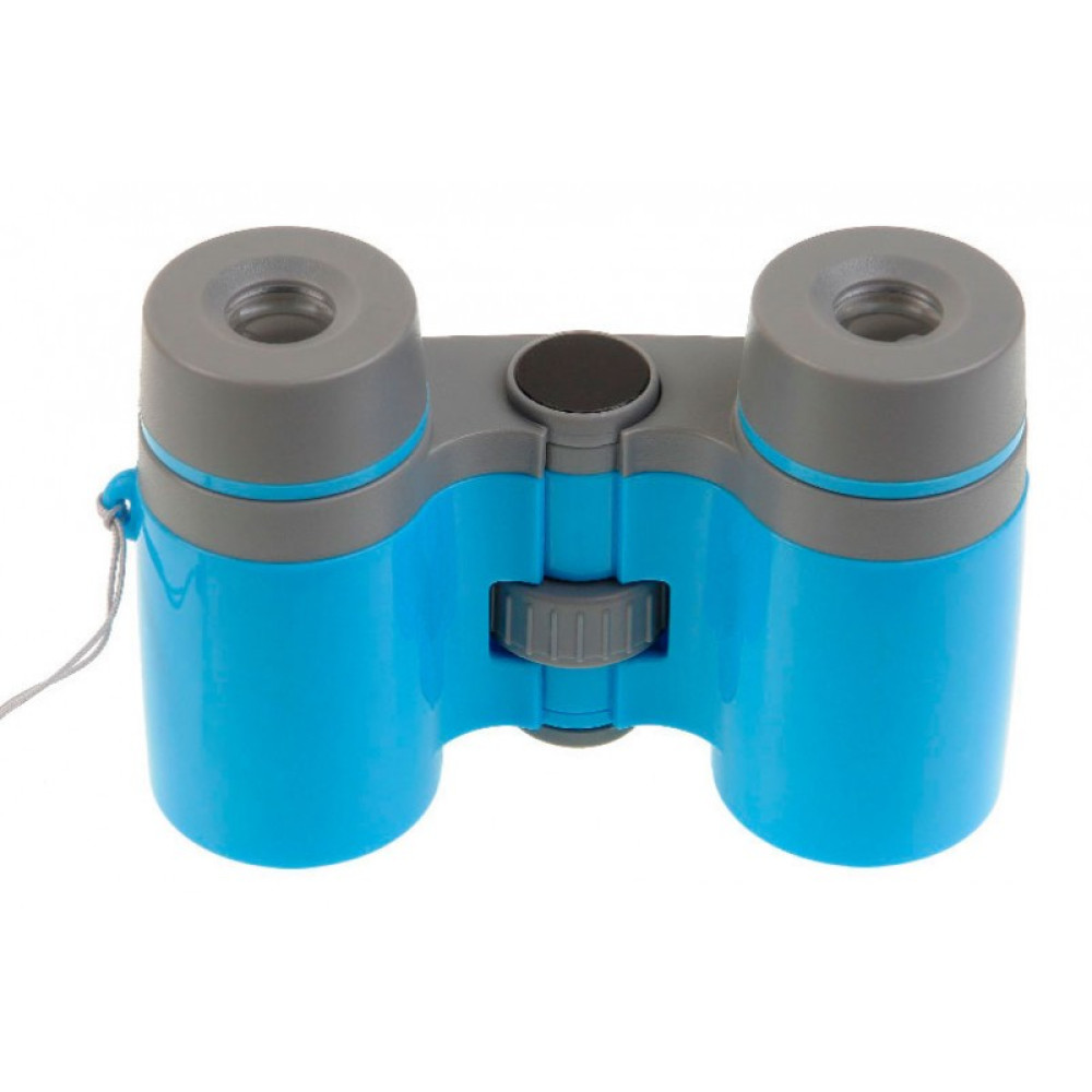 Бинокль детский Veber «Эврика» 3х28, голубой, Голубой