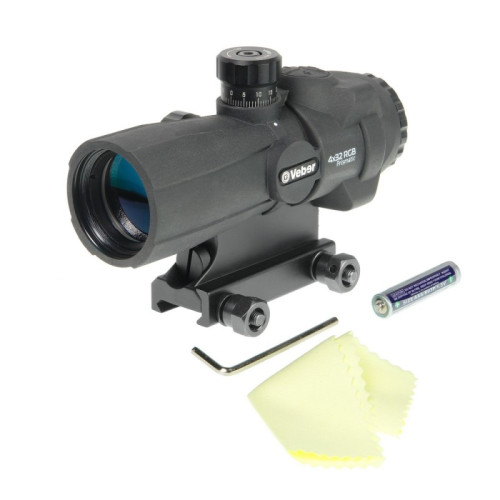 Оптический прицел Veber Wolf Prismatic 4x32 RGB