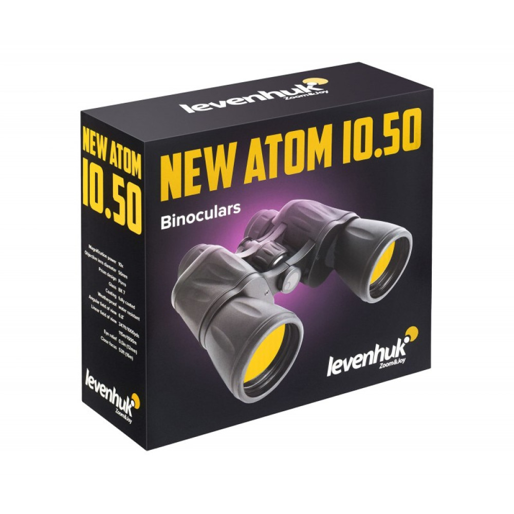 Бинокль Levenhuk New Atom 10x50