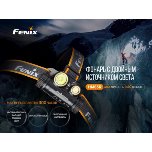 Налобный фонарь Fenix HM65R Raptor