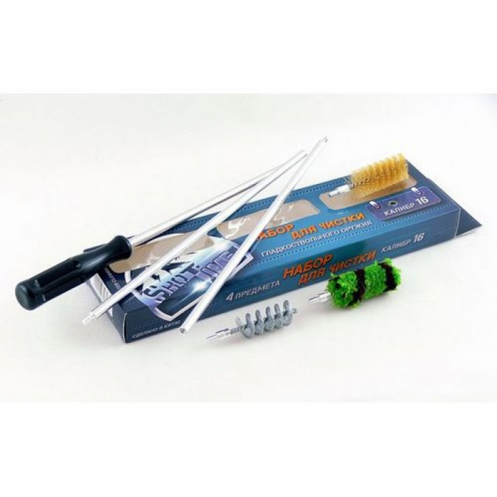 Набор ShotTime для чистки кал.16, шомпол металл
