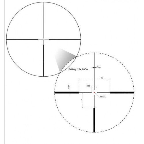 Оптический прицел Vector Optics Continental 1,5-9x42 Hunting SFP, Черный