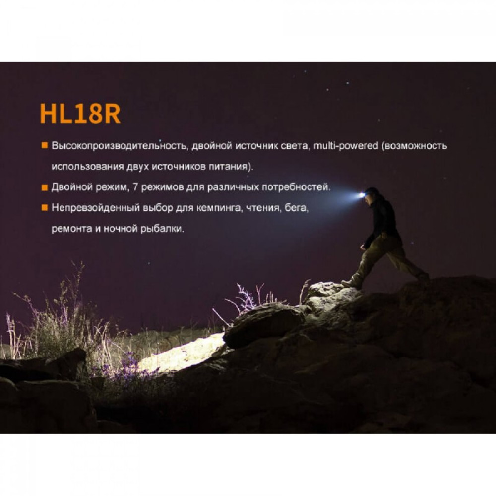 Фонарь FENIX HL18RB