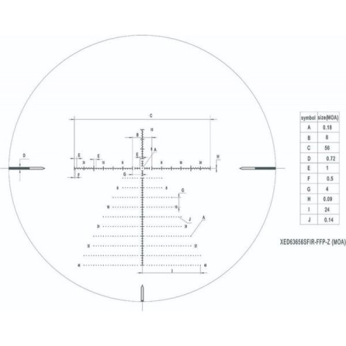 Оптический прицел Discovery XED 6-36X56SFIR FFP-Z MOA