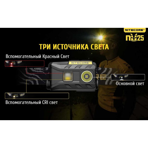 Налобный фонарь Nitecore NU25