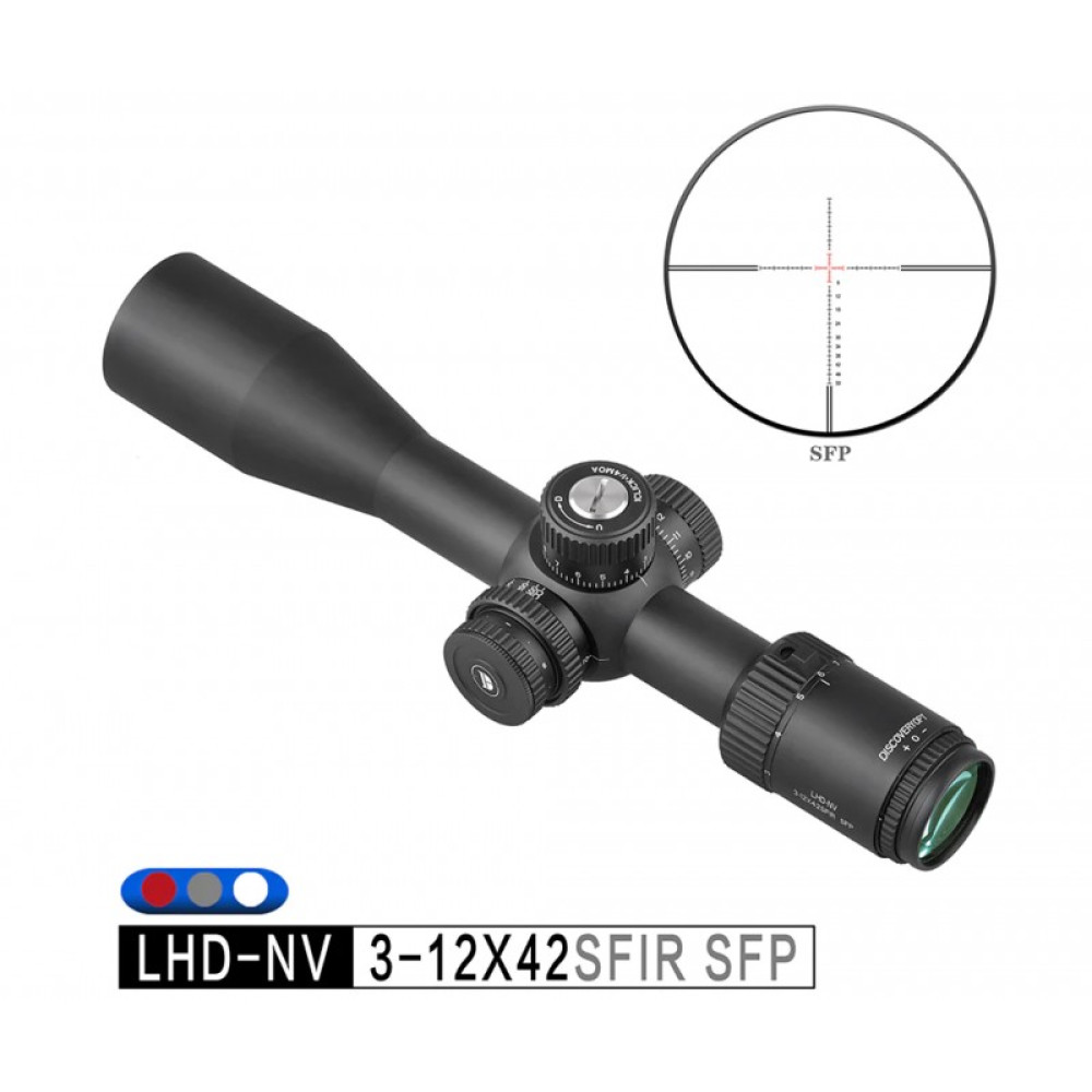 Оптический прицел Discovery LHD-NV 3-12X42SFIR FFP FW30