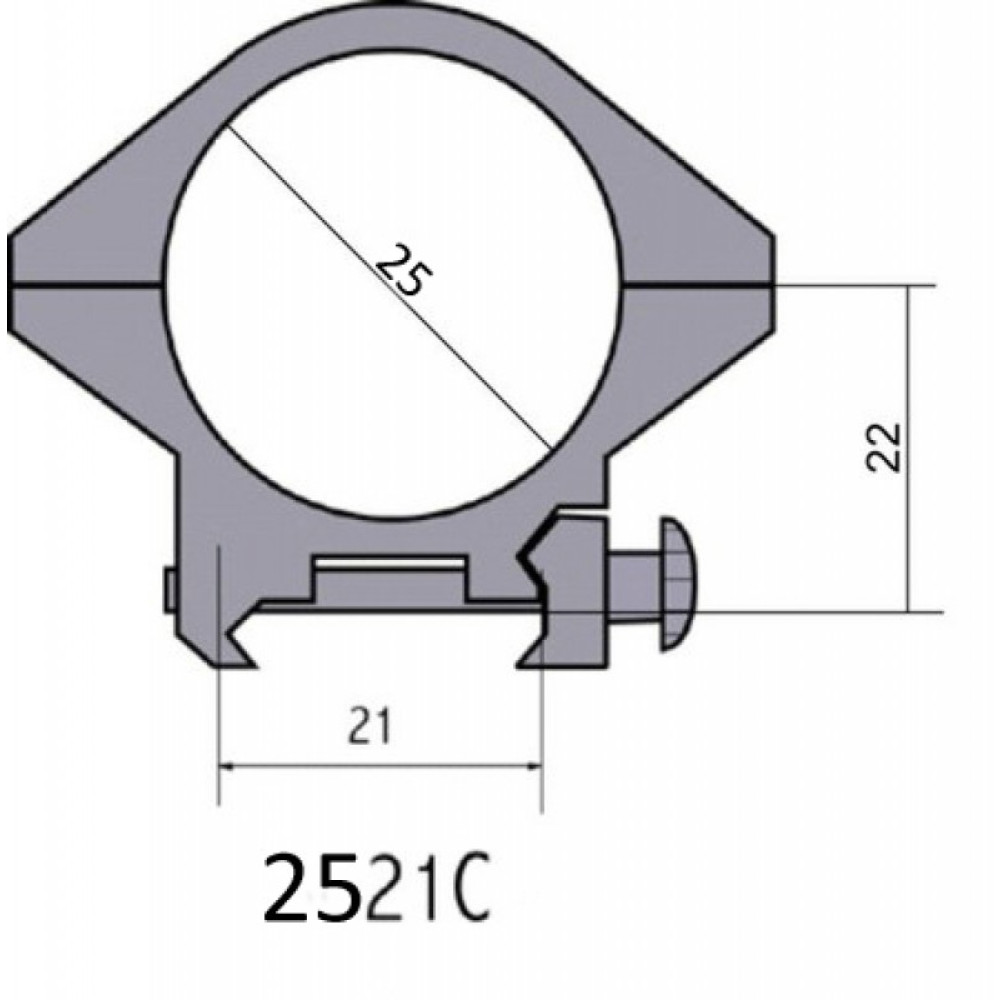 Крепление - кольца 2521 С