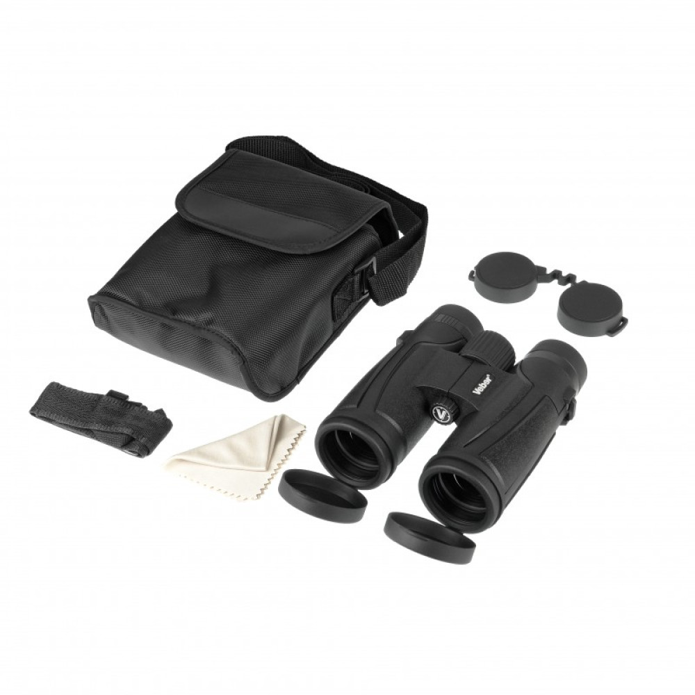 Бинокль Veber Hunter 10x42, Черный