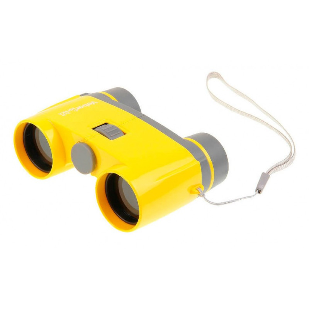 Бинокль детский Veber «Эврика» 3х28, желтый, Желтый