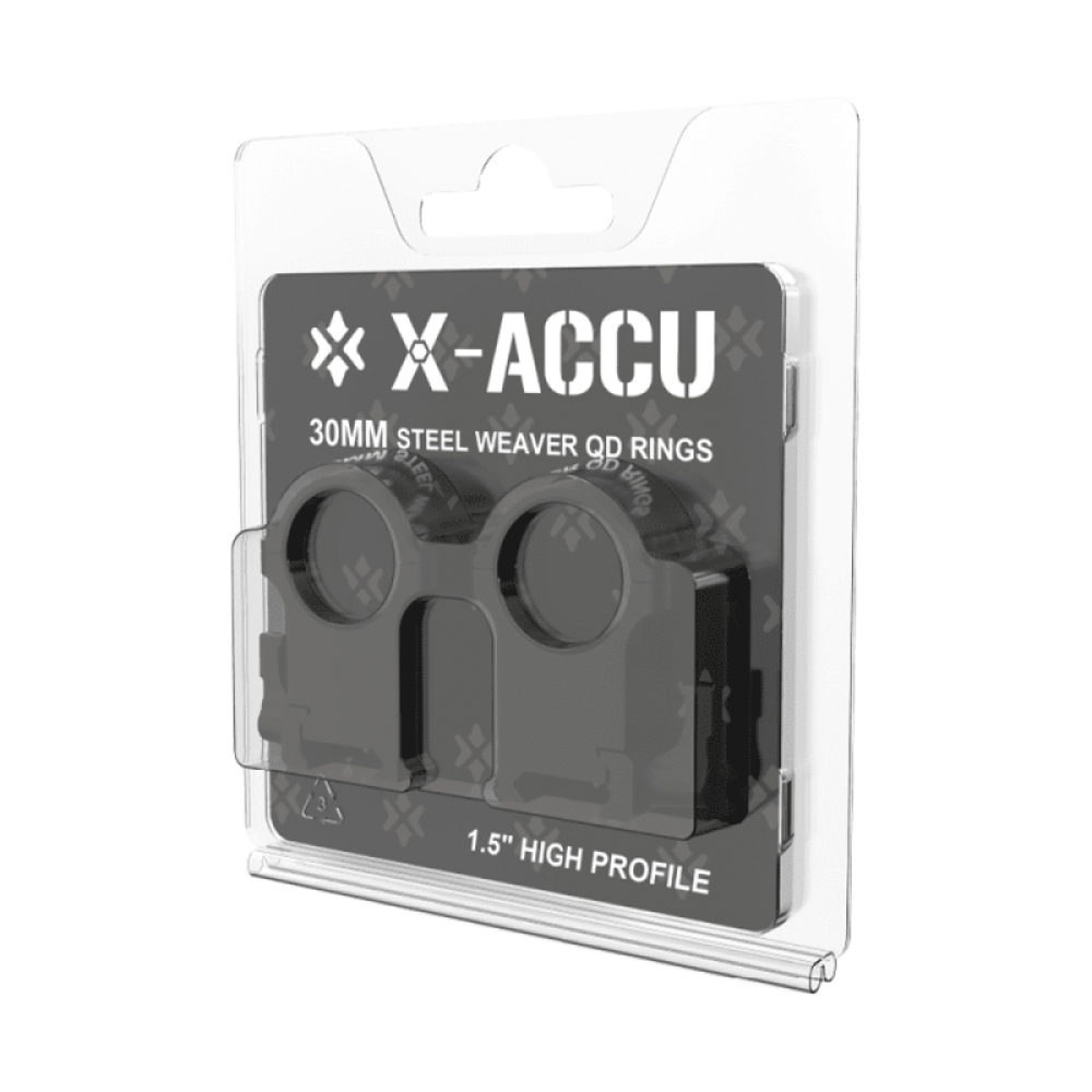 Быстросъёмные кольца для прицелов Vector Optics X-ACCU 30мм Weaver QD 1.5 дюйма