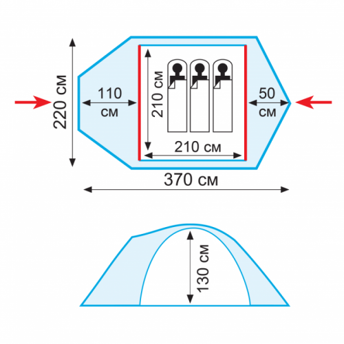 Палатка Tramp Stalker 3 (V2)