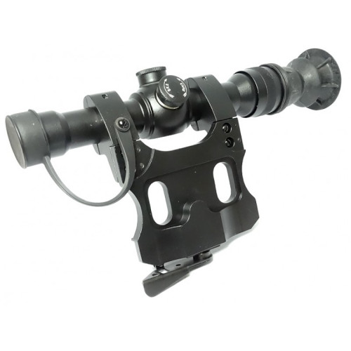 Оптический прицел Рысь 4М сетка №1 з/к с кронштейном для Тигр