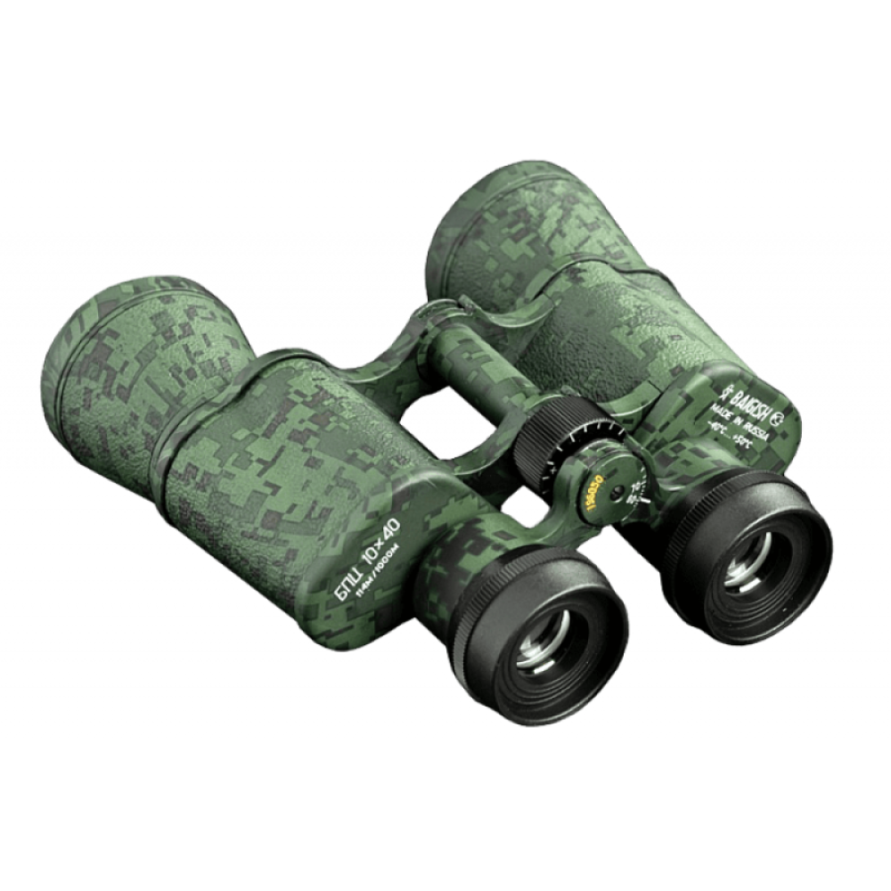 Бинокль БПЦ 10х40 камуфляж «Пиксель» с дальномерной сеткой, Камуфляж "Пиксель"