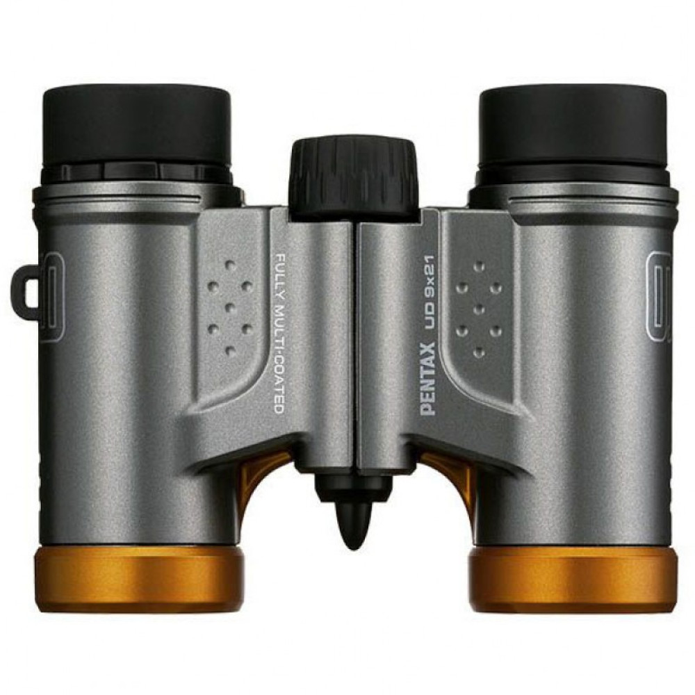 Бинокль PENTAX UD 9x21, серо-оранжевый, Серо-оранжевый