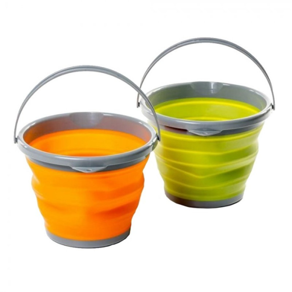 Tramp ведро складное силиконовое 10 л (оранжевый)