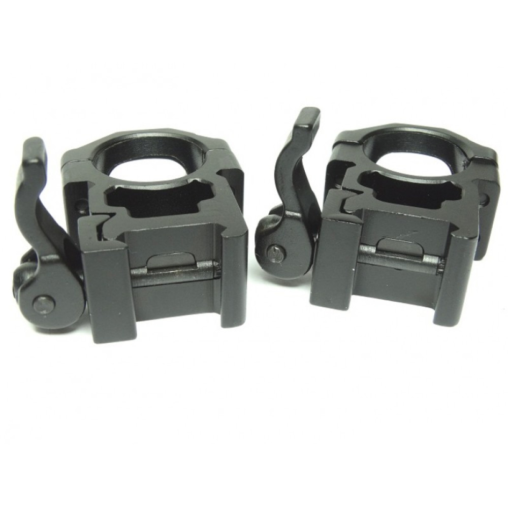 Быстросъемные кольца Leapers UTG под 25,4 мм на Weaver высокие