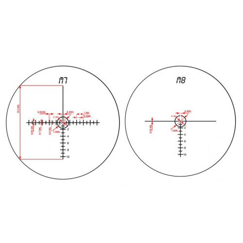 Оптический прицел Konuspro EL-30 4-16x44, 10 сменных прицельных сеток