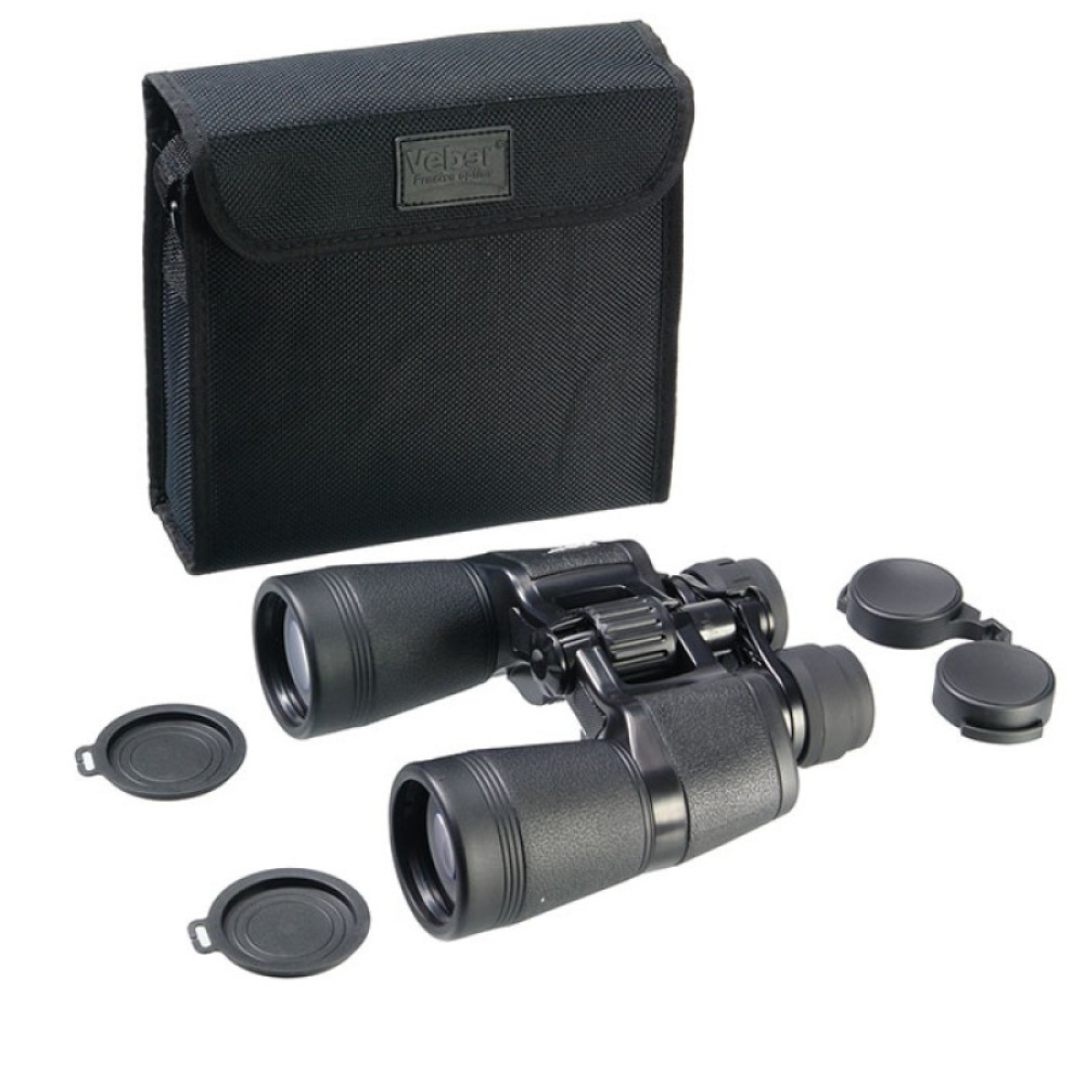 Бинокль Veber Zoom 10-22x50 N, черный, Черный