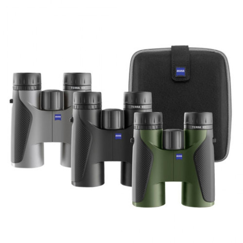 Бинокль Carl Zeiss TERRA ED 8x42, черно-зеленый, Черно-Зеленый