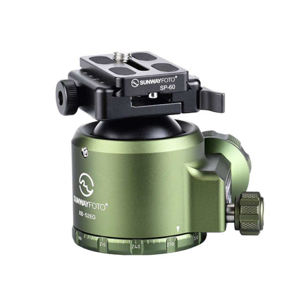 Штативная шаровая голова Sunwayfoto XB-52EG с креплением Arca-Swiss/Weaver