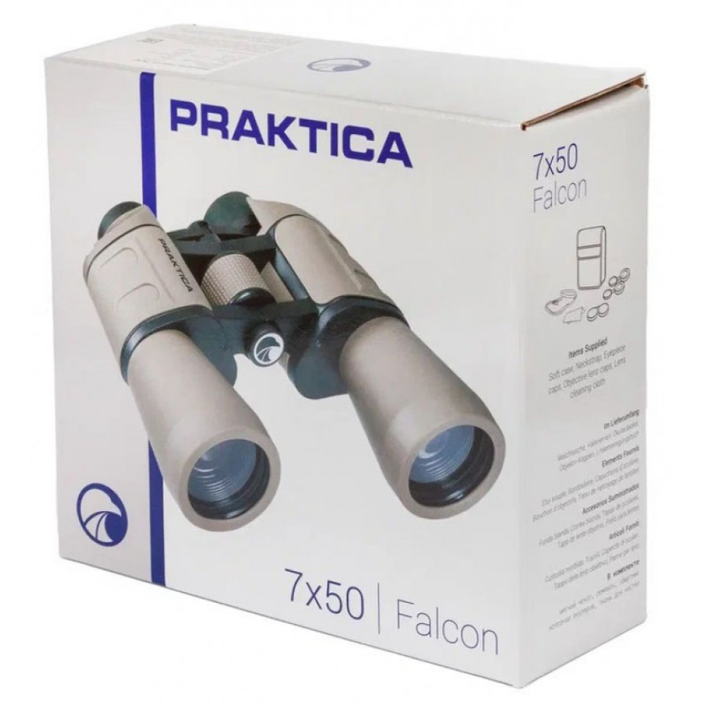 Бинокль PRAKTICA Falcon 7x50, песочный