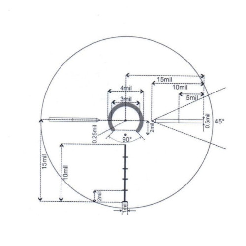 Оптический прицел Загонник Veber Wolf ПО 1-6х24 GB FD Загонник