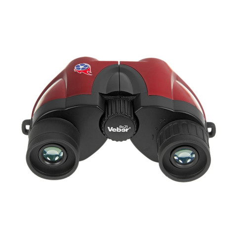 Бинокль Veber 8x21, рубин, Красный
