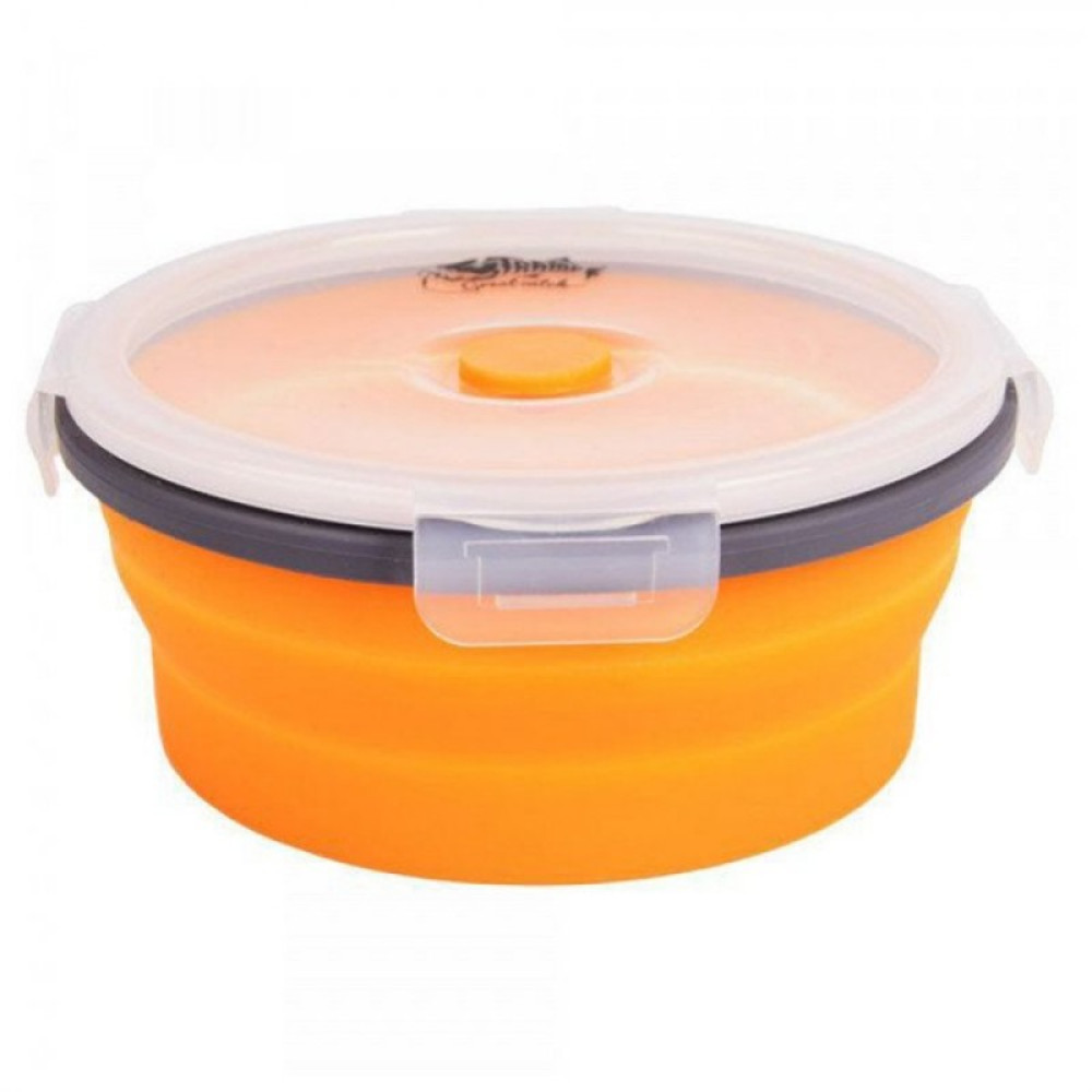 Tramp контейнер складной с крышкой-защелкой 800 мл (оливковый)