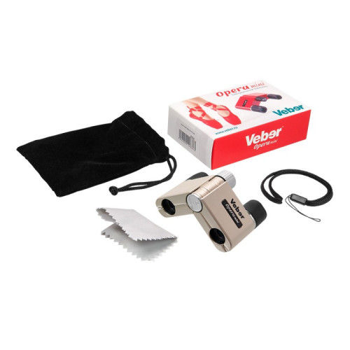 Бинокль театральный Veber Opera mini 4x10 Grey