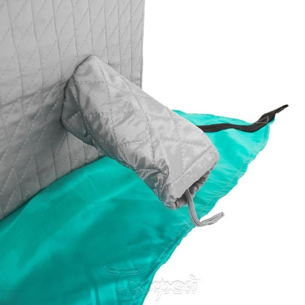 Палатка Helios Premier Комфорт 1,8x1,8 бирюза/серый