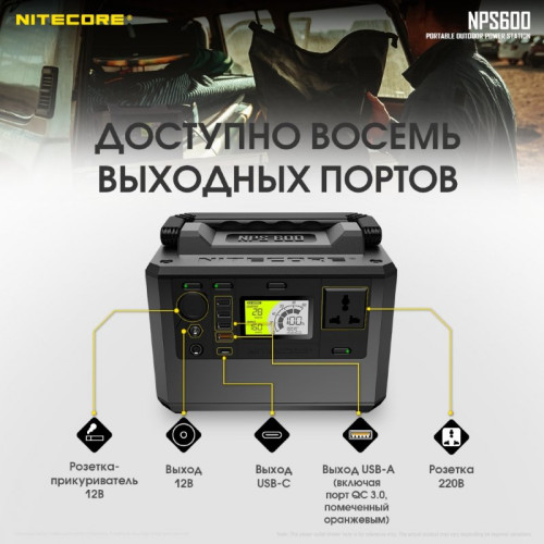 Портативная электростанция Nitecore NPS600