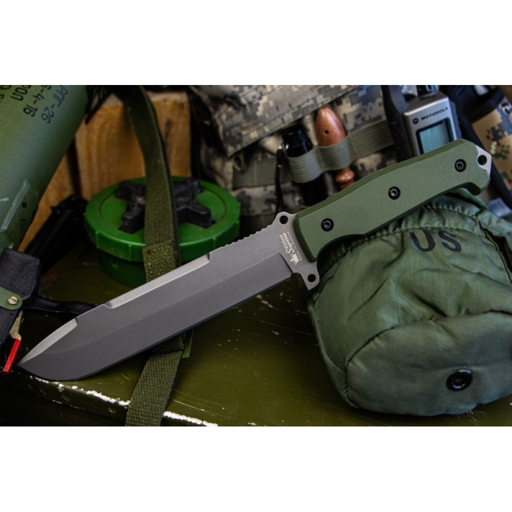 Нож выживания Survivalist X D2 TacWash Gray G10