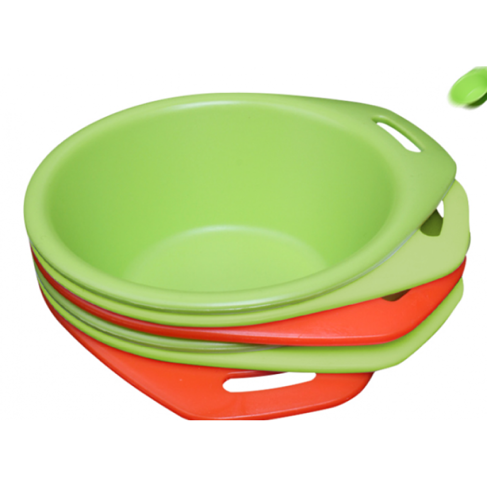 Набор пластиковых мисок, 6 шт по 200 мл и небольшой половник. Набор мисок походных 6 шт. camping bowl set (6+1)