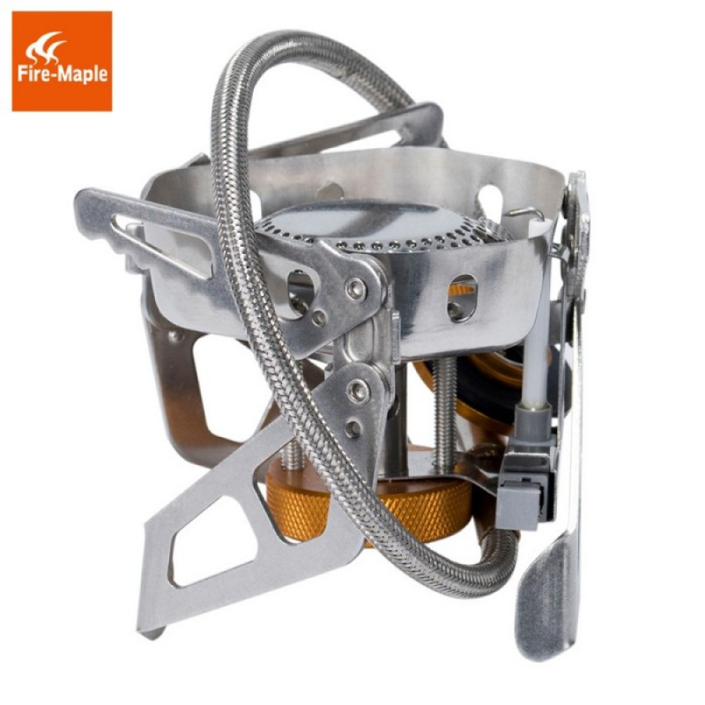 Горелка со шлангом, с широкой конфоркой и встроенным ветрозащитным экраном Sirius