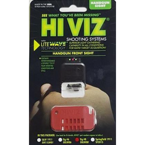 Оптоволоконная мушка HiVizSGLW06, высота 8мм