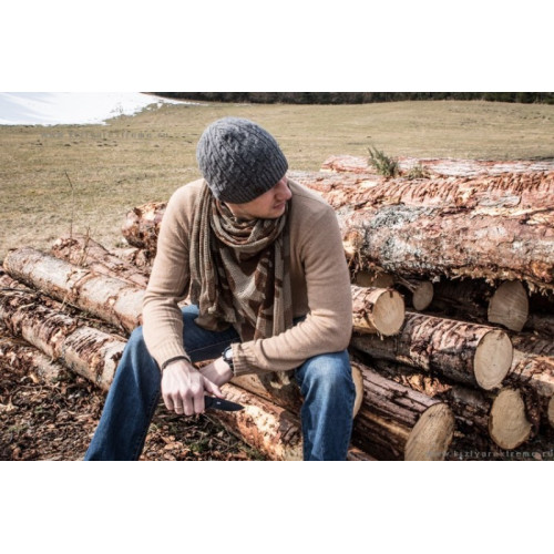 Складной нож Zedd AUS-8 Black Titanium