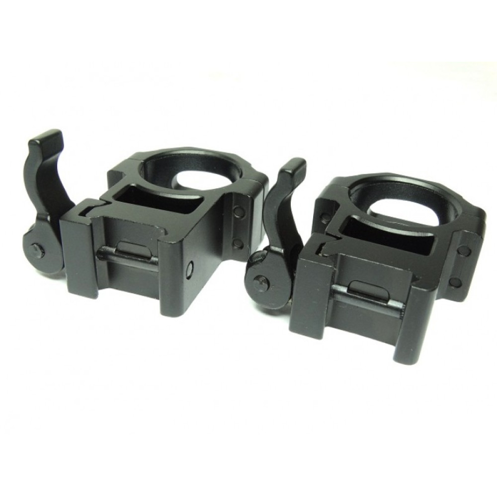 Быстросъемные кольца Leapers UTG под 30 мм на Weaver высокие