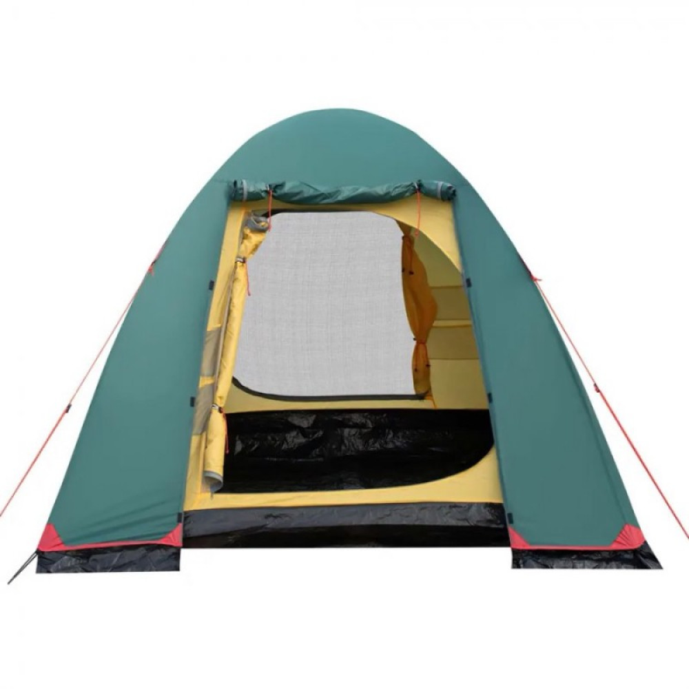 Палатка Tramp с большим тамбуром Anaconda 4 V2, зеленый