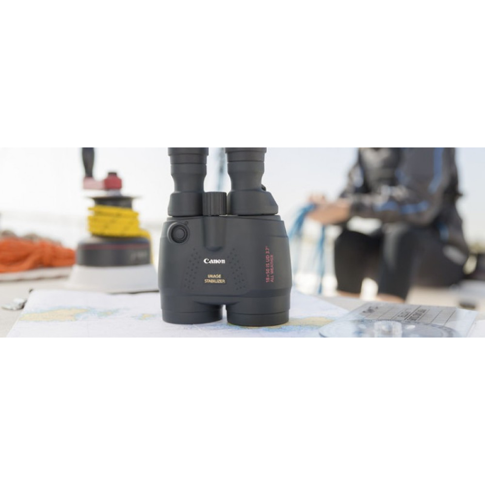 Бинокль Canon 18x50 IS (4624A001), Черный