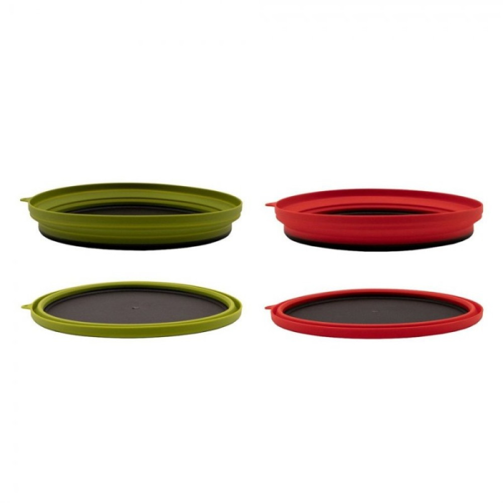 Tramp тарелка силиконовая с пластиковым дном 1070 мл (терракотовый)