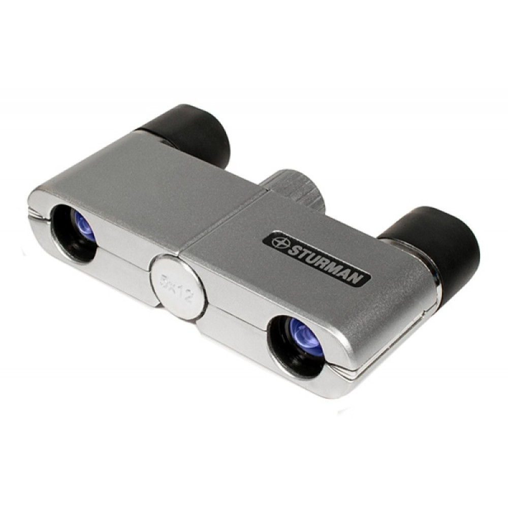 Бинокль театральный STURMAN 5x12, серебристый, Серебрянный