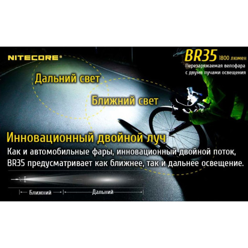 Велофара Nitecore BR35 Cree XM-L2 U2