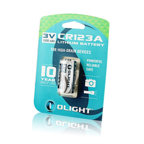 Литиевая батарея Olight CR123А 3.0V. 1600 mAh