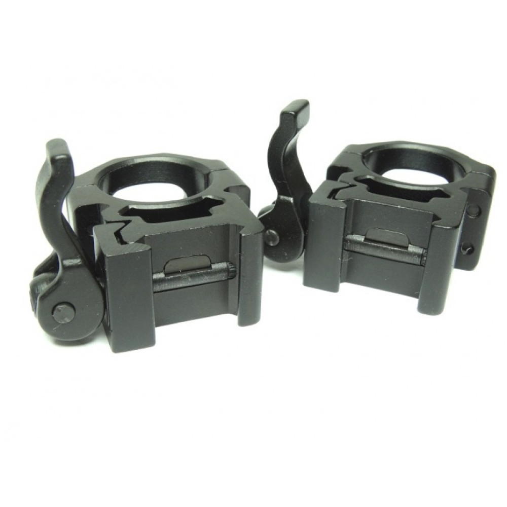 Быстросъемные кольца Leapers UTG под 25,4 мм на Weaver средние