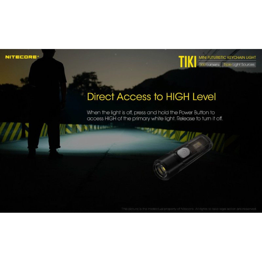 Фонарь Nitecore TIKI LE Black