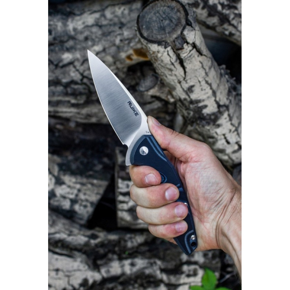 Нож Ruike Fang P105 черно-синий