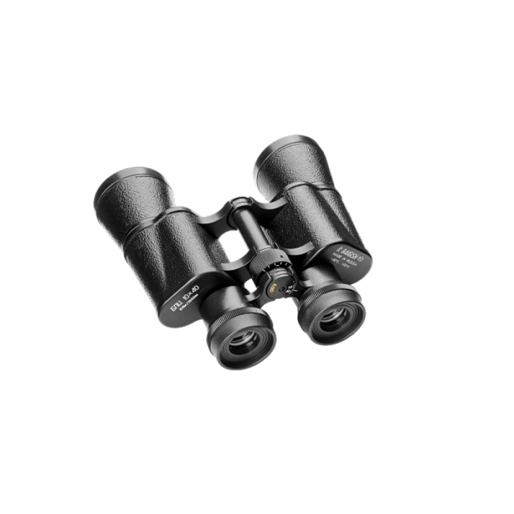 Бинокль БПЦ 10х40 «Байгыш» с сеткой и рубиновым покрытием, Черный
