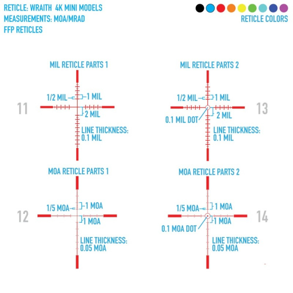 Цифровой прицел Sightmark WRAITH 4K Mini 2-16x32 (SM18041)