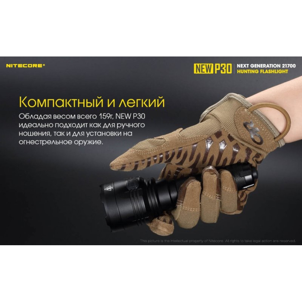Фонарь Nitecore P30 2019