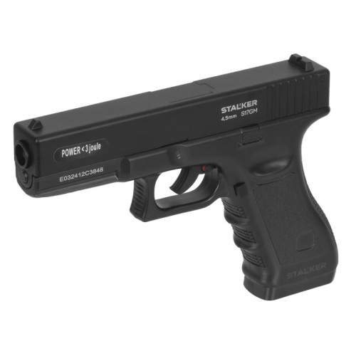 Пистолет пневматический Stalker S17GM (Glock17) к.4,5мм